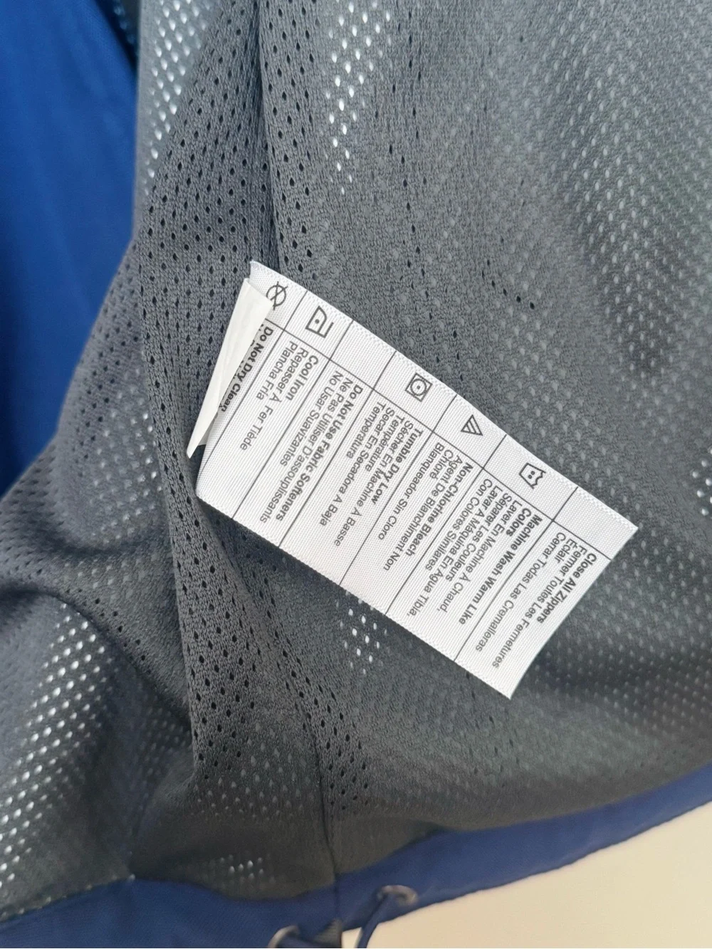 Carhartt Royal Blue Hooded Rain Jacket